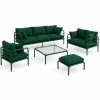 Zestaw Wypoczynkowy Ogrodowy BELLANTI Venezia Deep Emerald 6os.+1